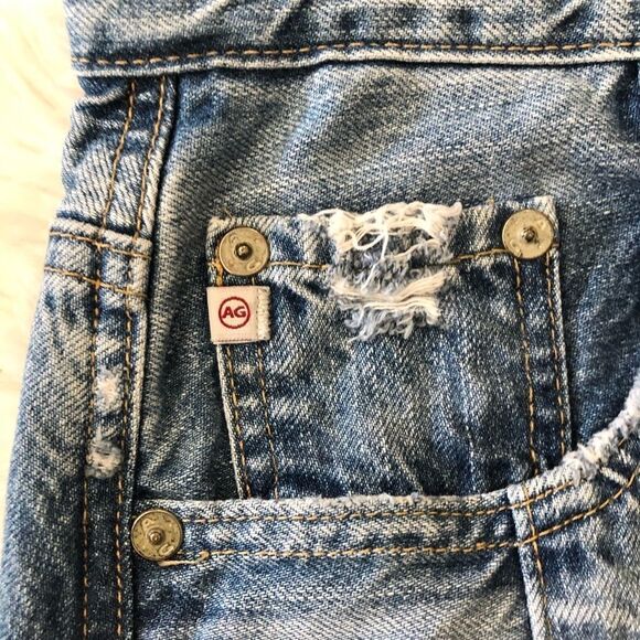 ADRIANO GOLDSHMIED HIGH RISE EMERY DENIM SKIRT s27 - Picture 4 of 13